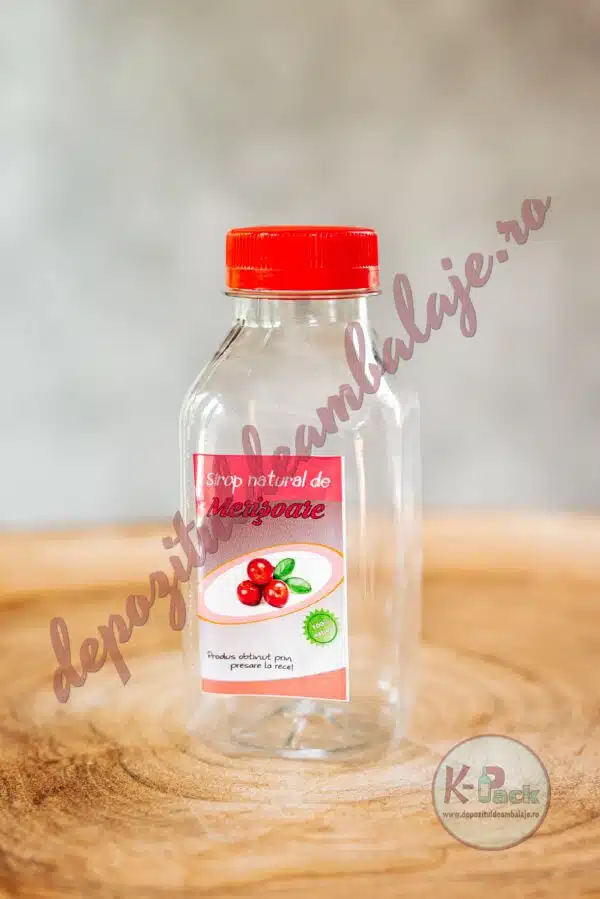 Foto Sticla Plastic PION 330 ML + Capac D38