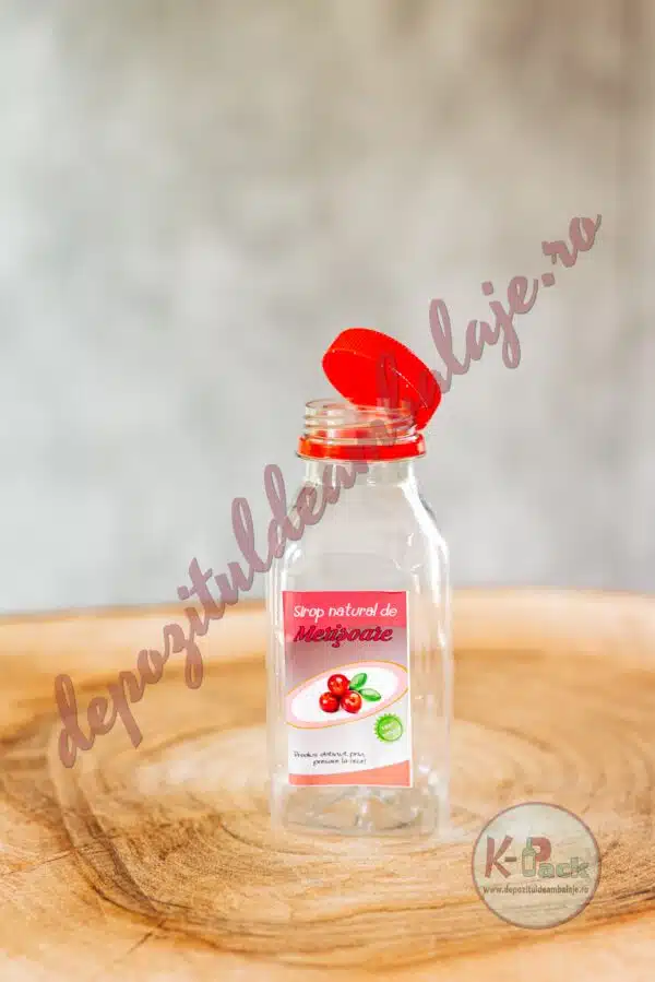 Foto Sticla Plastic PION 330 ML + Capac D38