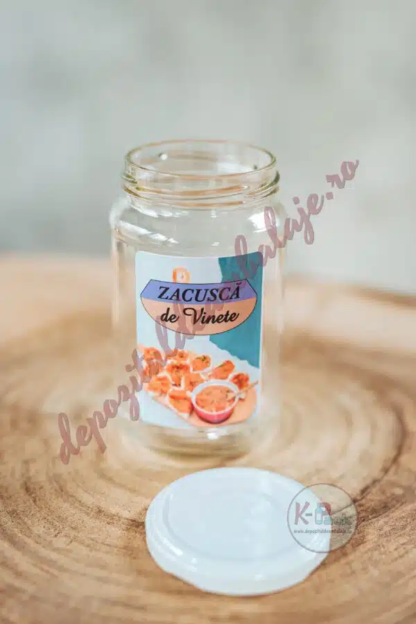 Foto Borcan ROTUND 370 ML