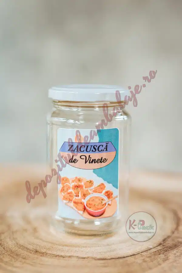 Foto Borcan ROTUND 370 ML